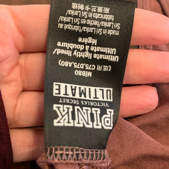 Pink Victoria Secrets Sports Bra - Picture 2 of 2